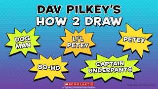 Dav Pilkey How 2 Draw Compilation | Dog Man by Dav Pilkey