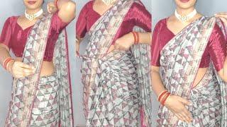 perfect pleats & full saree draping tutorial/easy tips for beginners/specially wedding/functions