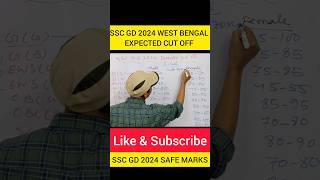 SSC GD 2024 Expected Cut Off #shorts #short #sscgd #viral #ssc #trending #shortvideo #bsf #ytshorts