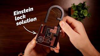 Einstein Lock Puzzle | Easy | ProfessorPuzzle