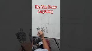 He Draw Everything  #shorts #viral #trending