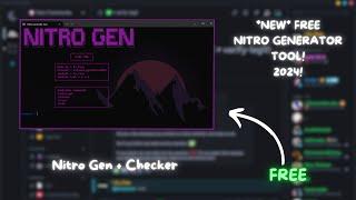 *NEW* FREE AND FASTER DISCORD NITRO GEN + CHECKER! - DISCORD 2024