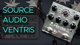 Source Audio Ventris Dual Reverb Sound Demo (no talking) with Twisted Electrons MEGAfm synth