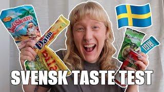 Dansk Pige Smager Svensk Slik - Taste Test