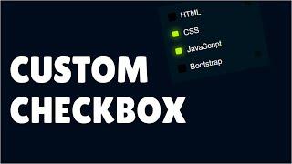 CSS Custom Checkbox List Design | Html and CSS + ( Free Source Code )  @code_clear9390