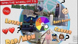 Vet/Detective, Toxic Parents, Partying, Baby Daddy| SPINNING THE WHEEL to Decide Sim Story| PT 7.5