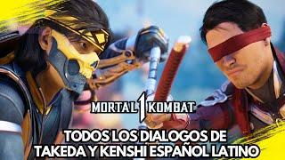 Todos los dialogos de Takeda y Kenshi español Latino Mortal Kombat 1