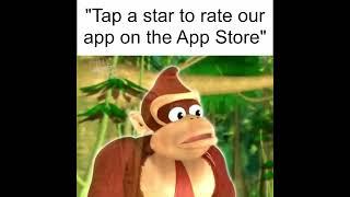 "Tap a star to rate our app on the App Store" 