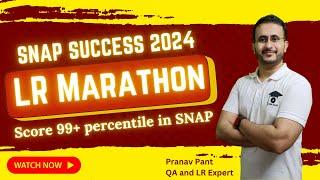 SNAP Success 2024 - LR Marathon | Important LR topics for SNAP 2024 | MBA Karo