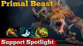 Support Spotlight: Primal Beast Hard/Soft Support | Dota 2 7.31b