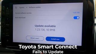 Toyota Smart Connect: Fails to Update - Tips to Fix