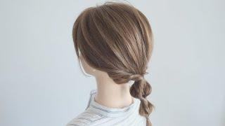 Simple Ponytail Hairstyle for Beginners