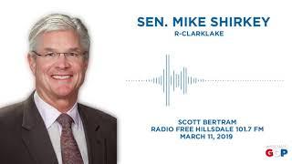 Sen. Shirkey joins Scott Bertram on Radio Free Hillsdale