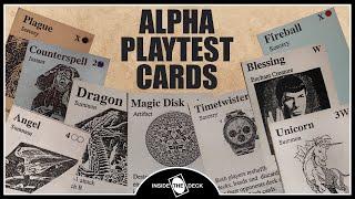 A Look at the Very First Magic: The Gathering Cards