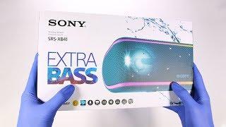 Sony SRS-XB41 Unboxing and Music Test - ASMR