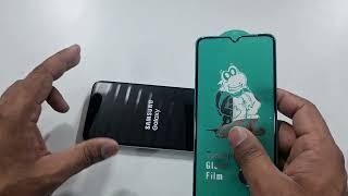 Samsung A34 / A55 Tempered Glass 18D glass Guard | How to apply
