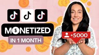 How I MONETIZED TikTok in just ONE MONTH - TikTok marketing strategy 2023