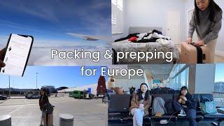 Prep and Pack with me for 10 days in EUROPE!