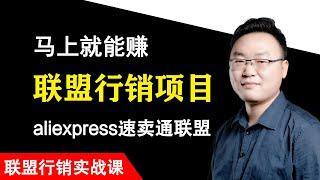 5-12阿里速卖通联盟行销赚钱aliexpress affiliate program +自媒体赚钱 做了就能马上赚钱的生意