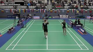 Match point - Tomic / Vitman vs Stallwood / Warner - XD, SF - Hungarian Int. 2022