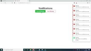 Dynamic Alert Notification using HTML,CSS And Javascript Source Code