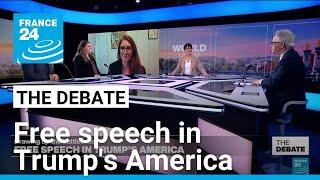 Free speech in Trump's America: Drawing up the battlelines • FRANCE 24 English