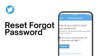 How to Reset Forgot Twitter or X Password