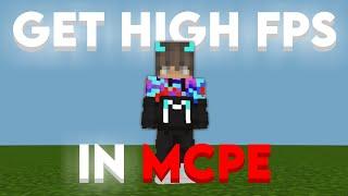 How to get High FPS in Mcpe 1.20 / 1.20+