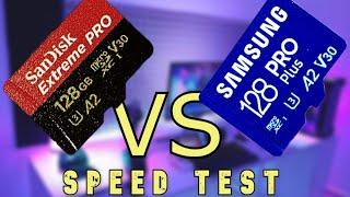 Samsung PRO Plus  Vs  Sandisk Extreme Pro. Don't buy the bad one.