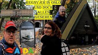 Regnvær in OSLO & doch ALLES gesehen - zu Fuß und mit dem Bus (4K) |AIDA Nova 10-2022| VLOG #024-5-1