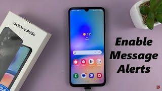 Samsung Galaxy A05s: How To Enable Text Message Notifications