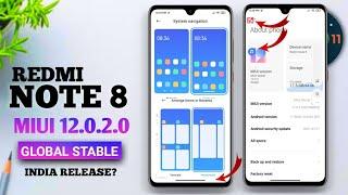 Redmi Note 8 Android 11 | Redmi Note 8 MIUI 12.0.2.0 GLOBAL STABLE With Android 11 First look 