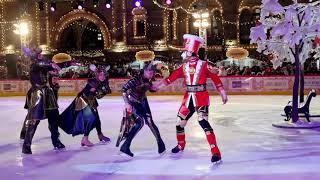 KAMILA VALIEVA in Navka's Nutcracker Opening GUM Ice Rink Red square Russia (4K) X-Mas in Moscow