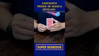 FANTÁSTICO TRUQUE DE MÁGICA REVELADO  #shorts #magictricks #tutorial #tricks #magic #magician