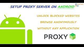 Setup proxy server on android without any app| APN proxy |