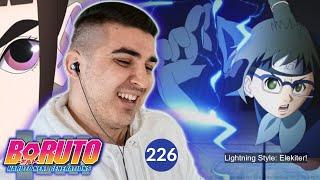 TSUBAKI VS DENKI!!! LIGHTING STYLE - NERD PLOT ARMOUR JUTSU!!! BORUTO EPISODE 226 REACTION!!!