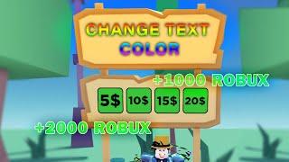 How To Change Text Color In Pls Donate (EASY !)