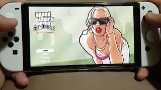 Grand Theft Auto: San Andreas Definitive Edition on Nintendo Switch OLED
