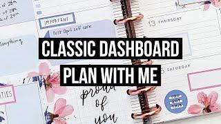 Plan With Me | Classic Dashboard Happy Planner | May 10-16, 2021 | Indigo and Pressed Florals