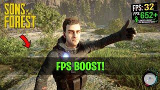 Sons Of The Forest: Hidden Settings to Boost FPS! (Bit Weird)