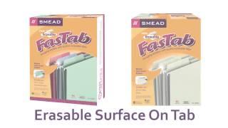 Erasable FasTab Hanging File Folders - Revise And Reuse Your Hanging Folders