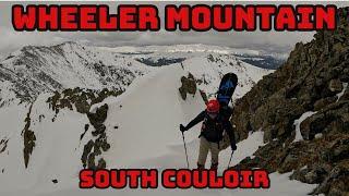 Colorado 13ers: Wheeler Mountain South Couloir Colorado Snow Climb Guide
