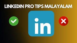 Linkedin tutorial for beginners malayalam | how to use linkedin malayalam | JG Here