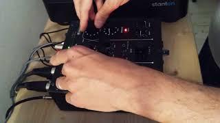 Omnitronic TRM - 202 MK2 #rotarymixer Live Test Vinile.