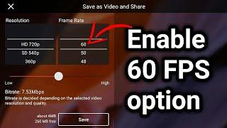 How To Editing 60 FPS option |kinemaster 60fps export problem|Kinemaster Frame Rate 60fps Kaise Kare