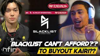 DOGIE'S HOT TAKE ON BLACKLIST | CAN'T AFFORD TO BUYOUT KAIRI??