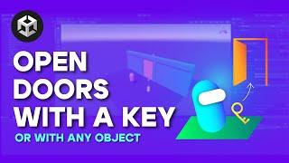 How to OPEN A DOOR With KEY in UNITY - Easy Tutorial