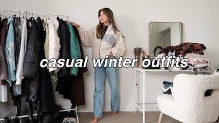 CASUAL WINTER OUTFITS ️ | winter lookbook (cute and warm outfit ideas!)