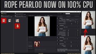 "Rope-Pearl00: Best FaceSwap Tool Now Runs on CPU – No GPU Needed!"