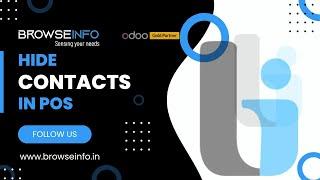 How to Configure and Use POS Contacts Hide in Odoo? | POS Hide Contacts Odoo Apps